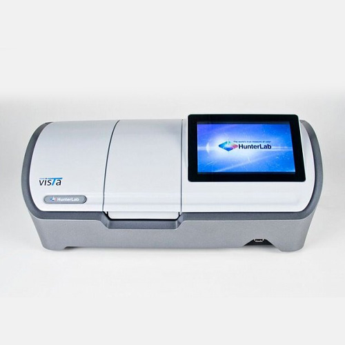 เครื่องวัดสีแบบตั้งโต๊ะ สำหรับตัวอย่างโปร่งแสงโปร่งใส ยี่ห้อ Hunter Lab รุ่น VISTA AT SCIENCE