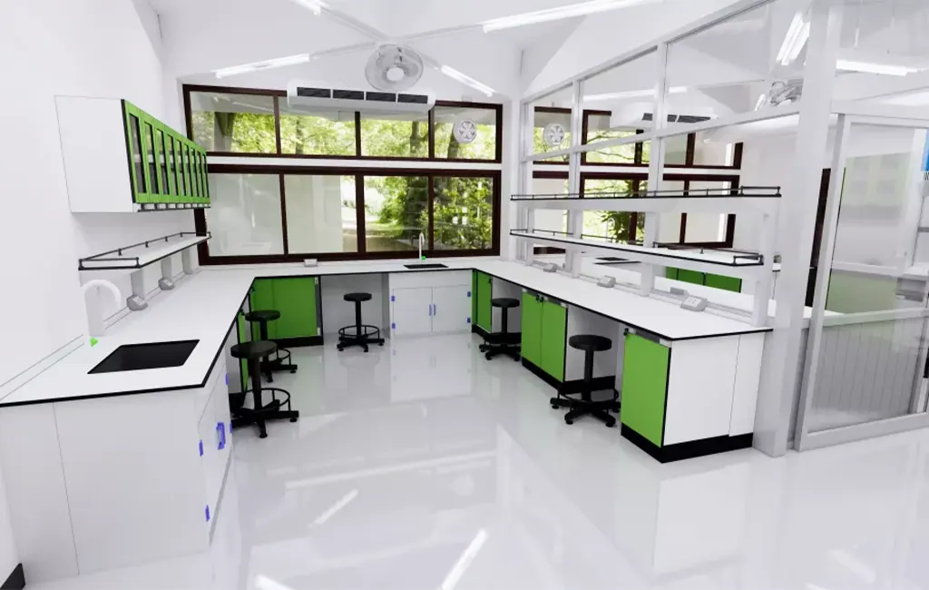 ผลงานติดตั้ง คณะเภสัช อาคาร 2 ชั้น 4 มหาวิทยาลัยเชียงใหม่