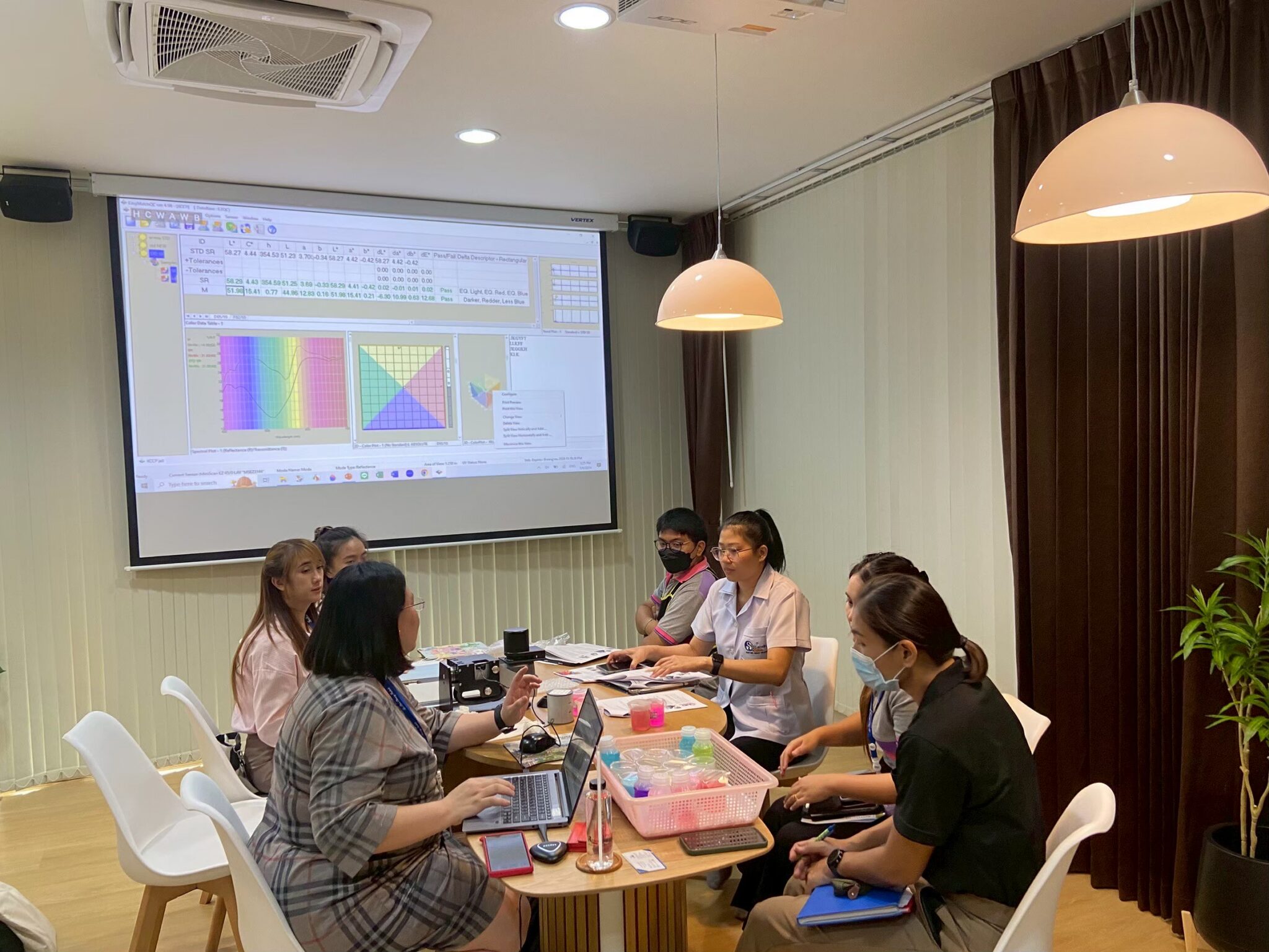 ติดตั้งเเละสอนการใช้งาน เครื่องวัดสี Hunter Lab | AT SCIENCE